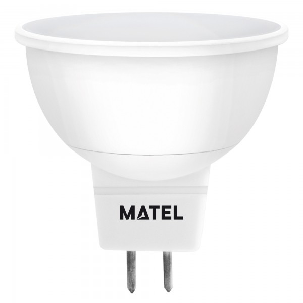 Bomb.led dicroica 120º mr16  6w.calida (caja de 10 unidades)