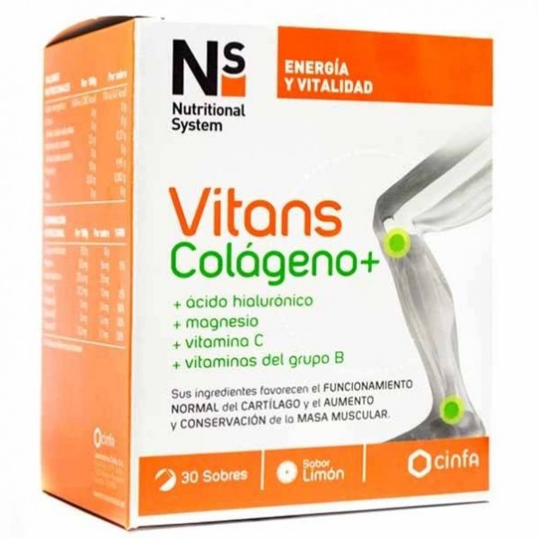 Ns Vitans Colagenosabor Limon 30 Sobres