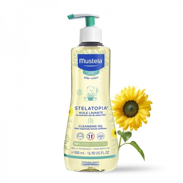 Mustela Stelatopia Aceite De Ducha Y Baño 500 ml
