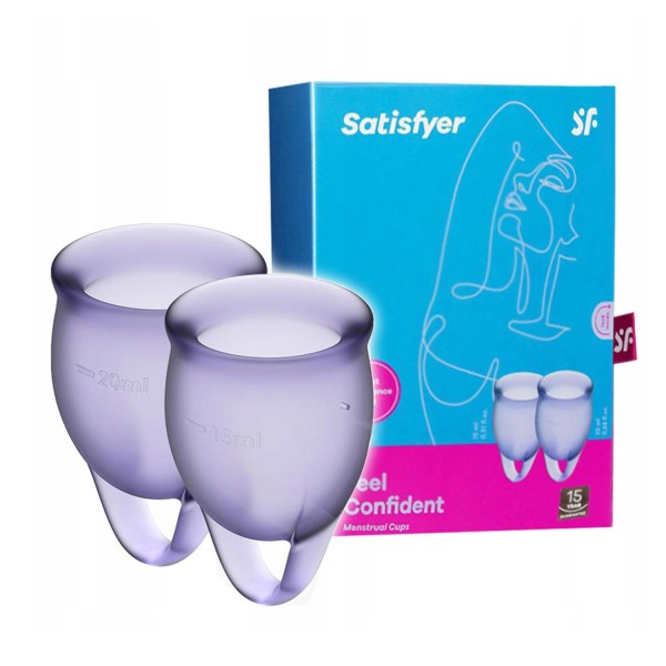 Satisfyer feel confident copa menstrual lila 2un