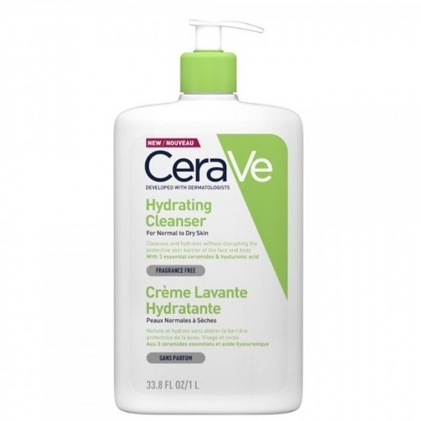 Cerave Limpiadora Hidratante Piel Normal Seca 1l