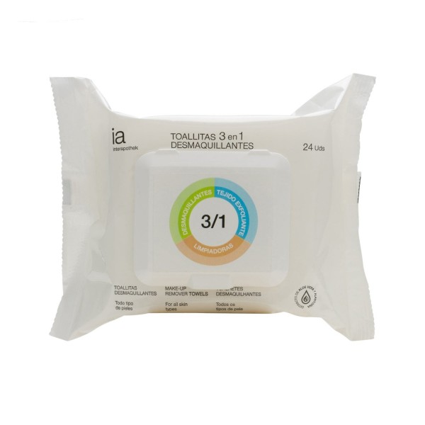Interapothek Toallitas Desmaquillantes 3en1 24 U