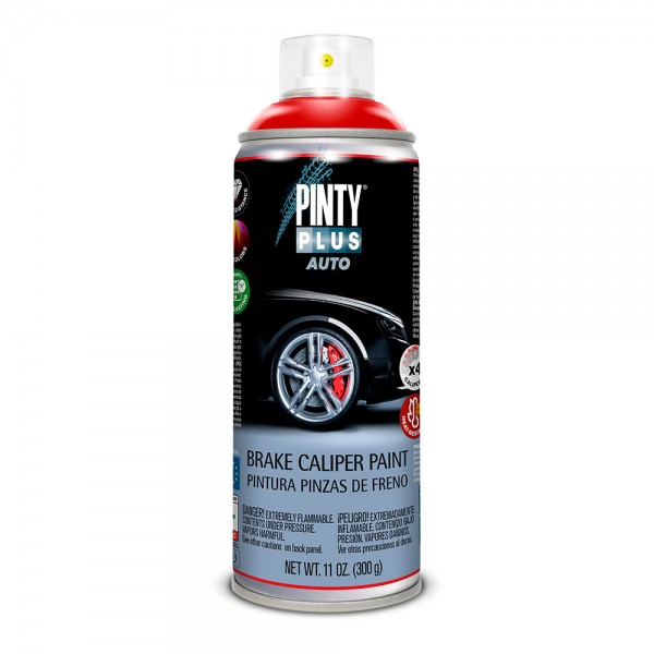 Pintura en spray pintyplus auto 520cc pinzas freno pf107 rojo
