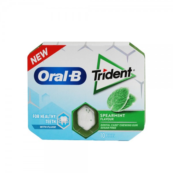 Oral B Trident Chicles Spearmint 10 Uds