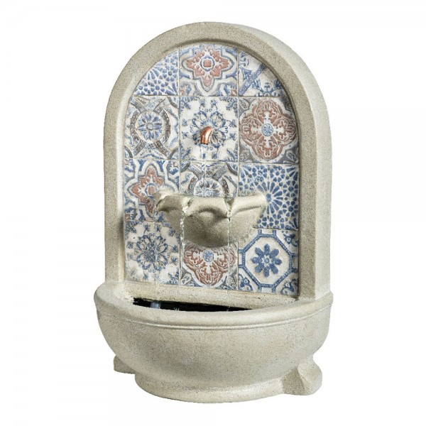 Fuente de resina para exterior ip44, vintage 36 x 22 x 54 cm