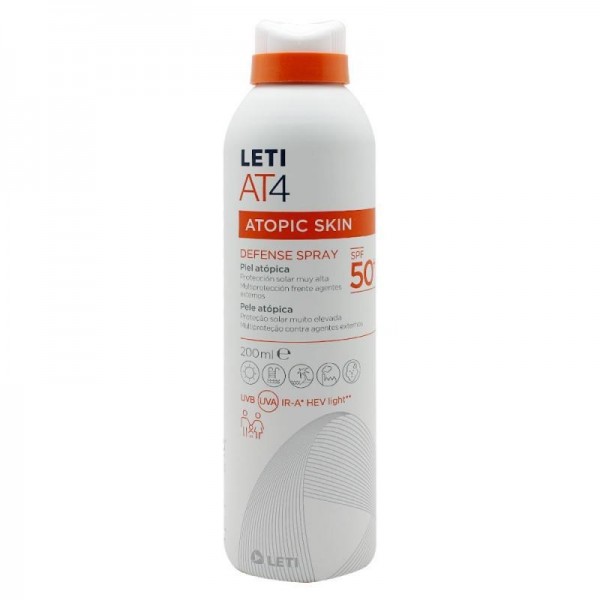 Leti At4 Atopic Spray Spf50 Piel Atopica 200 ml