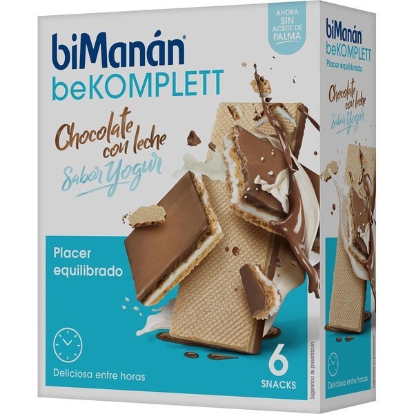 Bimanan Bekomplett Chocolate Con Leche Sabor Yogur 6 Uds