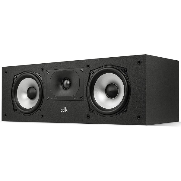 Polk monitor xt30c negro sistema de altavoces hi-res / central de estantería