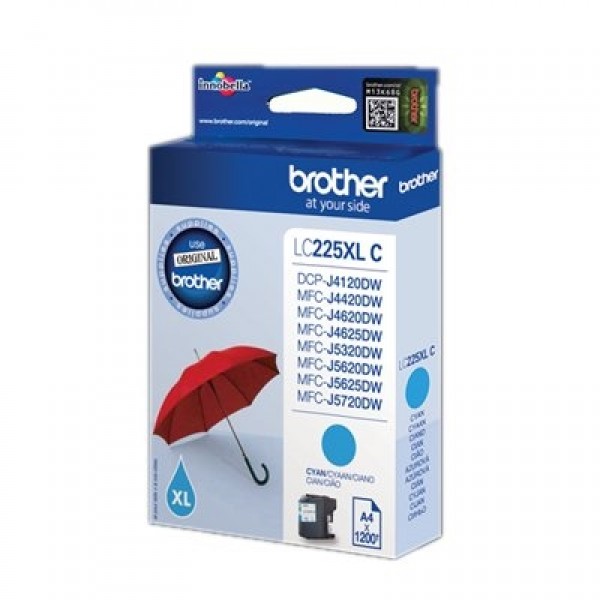 Brother cartucho lc225xlcb cyan