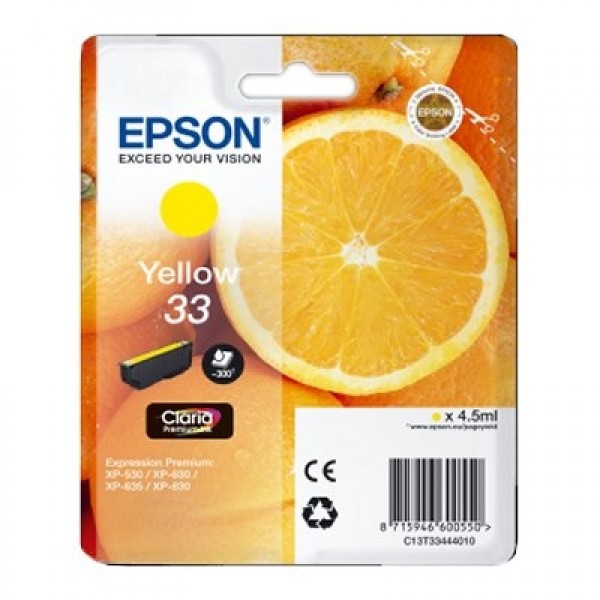 Epson cartucho t3344 amarillo