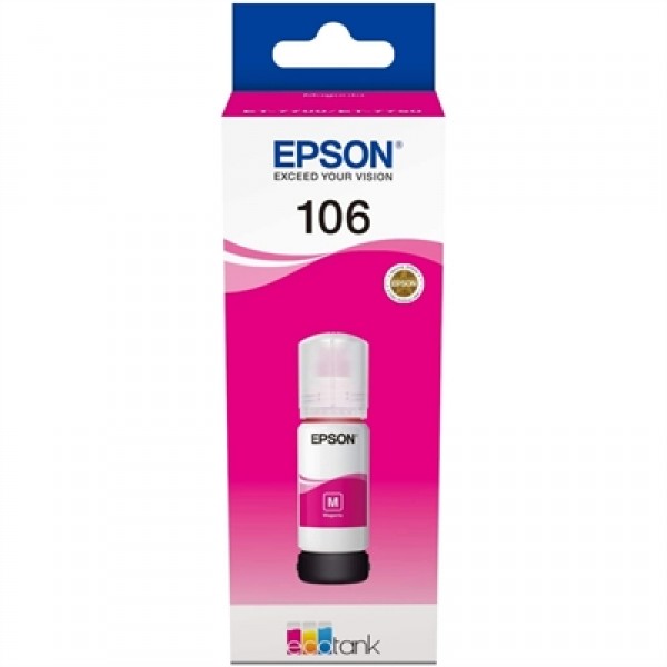Epson botella tinta ecotank 106 magenta