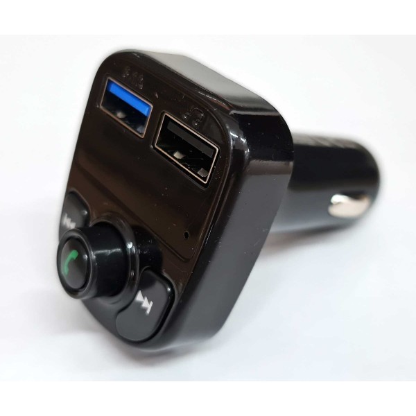 Jc nt7002-ne transmisor fm bluetooth con doble usb con conector de mechero