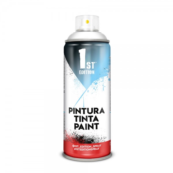 Pintura en spray 1st edition 520cc / 300ml mate blanco skeleton ref 640 (pack 2 unidades)