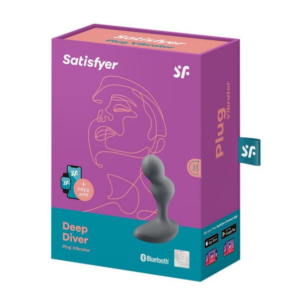 Satisfyer deep diver vibrador bluetooth 1un