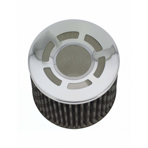 Filtro de Aire Universal para Coche Incluye 4 Adaptadores 60mm 65mm 70mm 77mm Color Negro