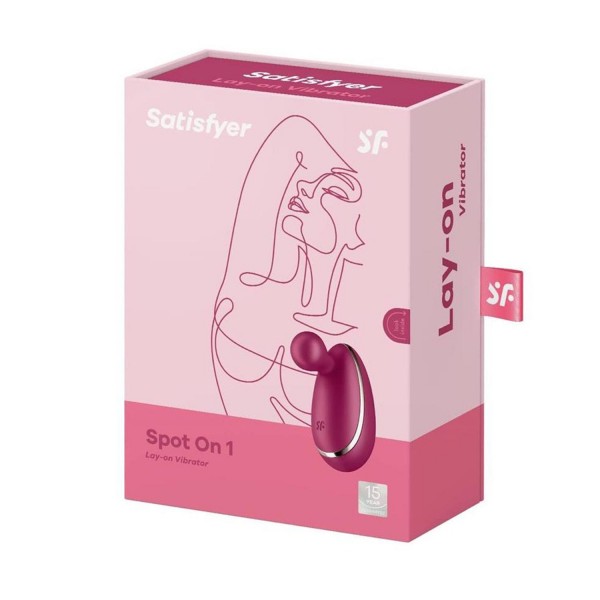 Satisfyer spot-on 1 lay-on vibrador cereza 1un