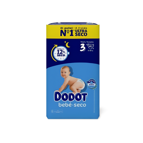Dodot Pañales T3 ( 6-10 kg ) 62 uds