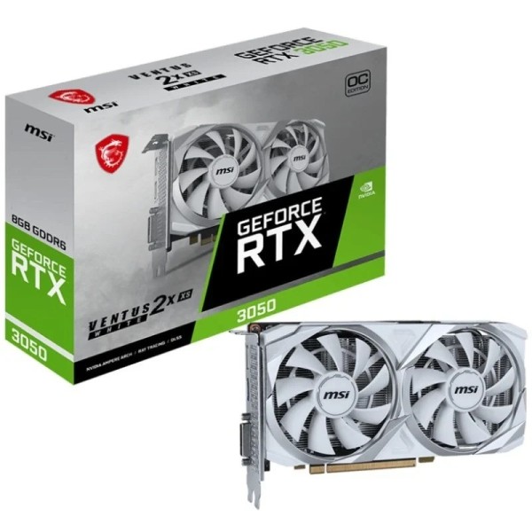 Msi vga nvidia rtx 3050 ventus 2x xs white 8g oc