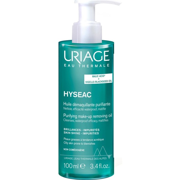 Uriage eau thermale hyseac purifying make-up removing oil 100ml