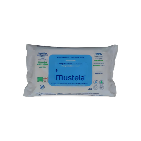 Mustela Toallitas Al Agua de Algodon 60 Uds