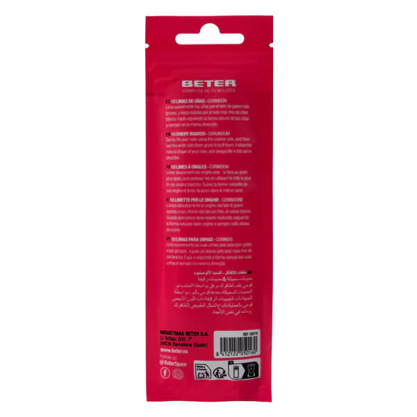 Beter lima de uñas 10 uni. 05016
