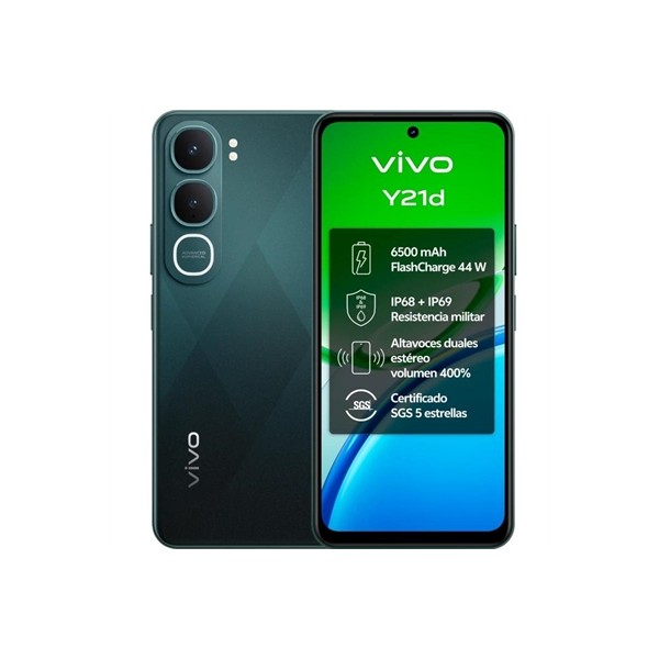 Vivo y21d 5g 6.68" 6gb(64) 256gb ip69 jade green